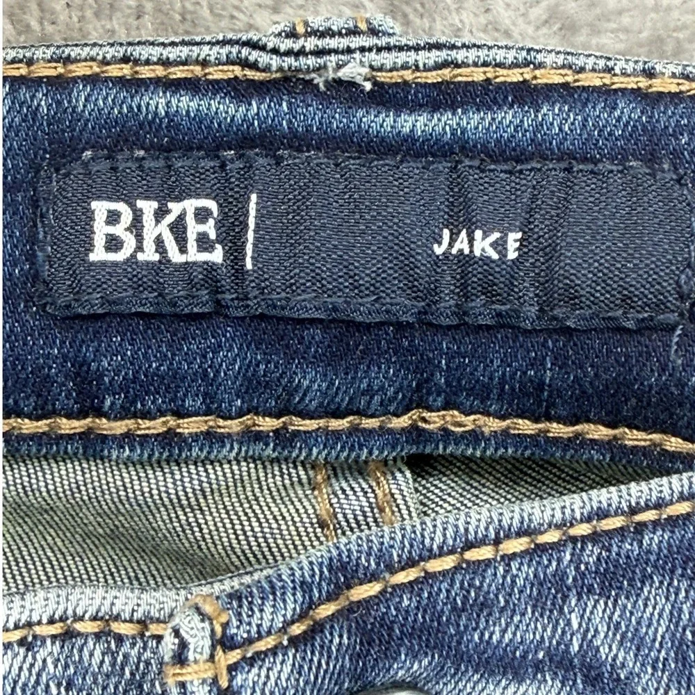 BKE Jake‎ Straight Leg Medium Wash Superior Stretch Jeans Mens 34x32 GBS15544